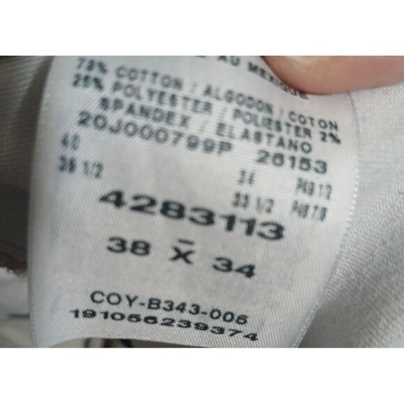 Lee Men's Total Freedom Stretch Relaxed Fit Flat Front Pant, Khaki 38x34 - Picture 4 of 9